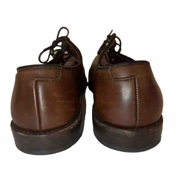 Allen Edmonds Port Washington Delray Brown Split Toe Blucher Dress Shoe Sz 10B - Picture 5 of 10